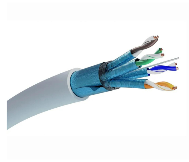 ExtraLink CAT6A FFTP (F/FTP) Wewnętrzny Kabel sieciowy 100m - 1543968 - zdjęcie 2
